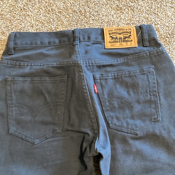 NWT Levi’s 505 straight leg blue jeans, boys size 14 - Picture 4 of 6